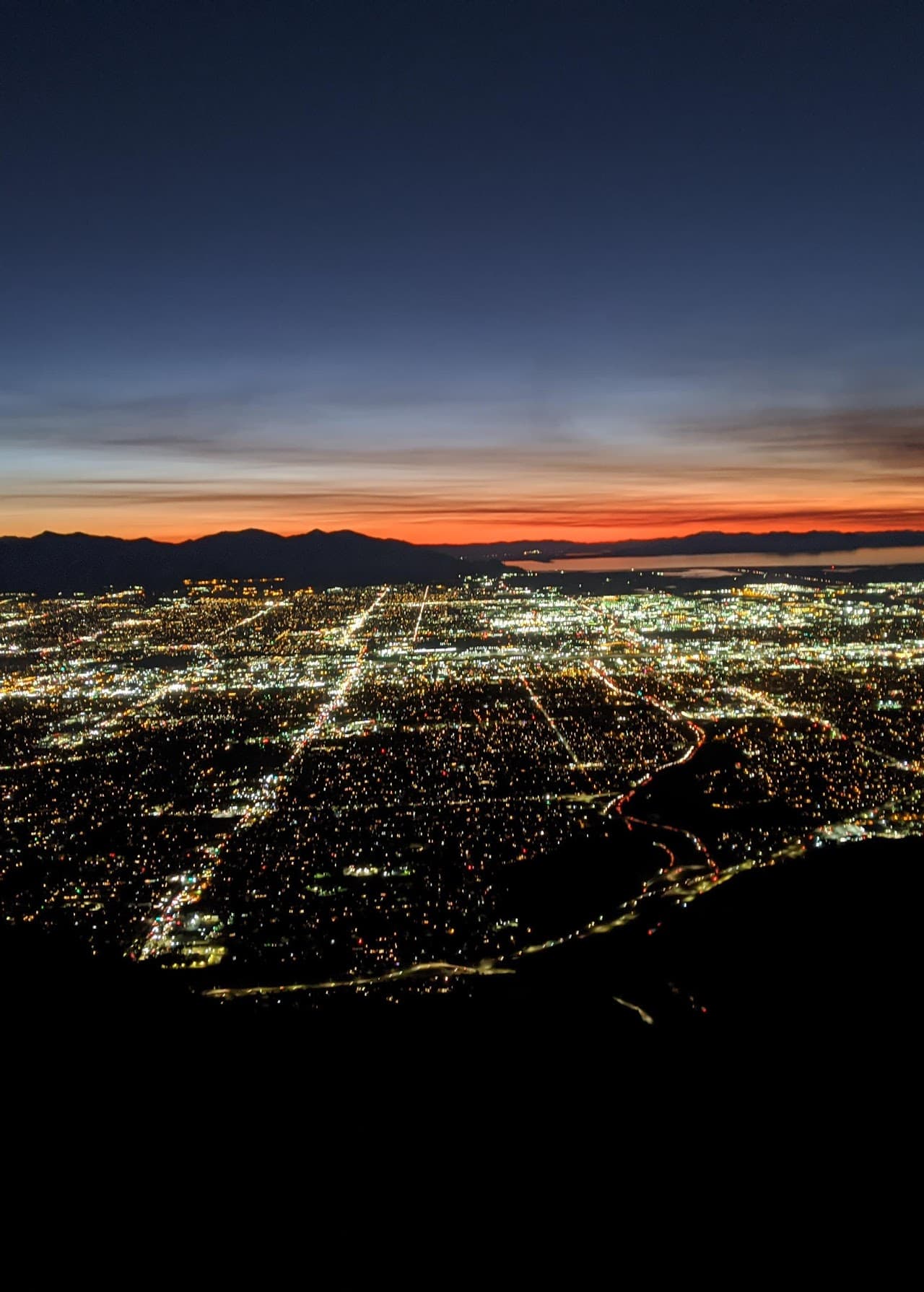 Salt Lake at Night